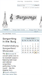 Mobile Screenshot of burgsongs.org