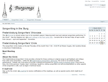 Tablet Screenshot of burgsongs.org